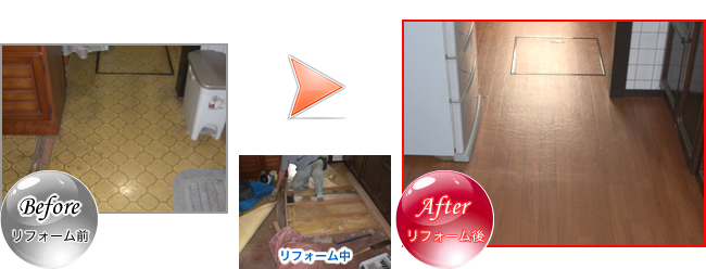 フロアー工事