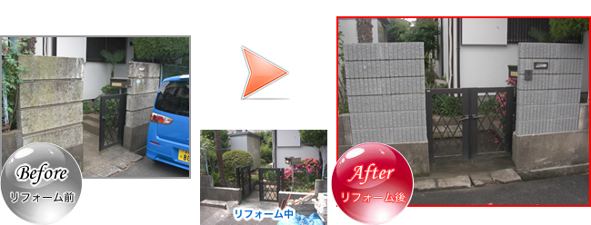 ブロック工事